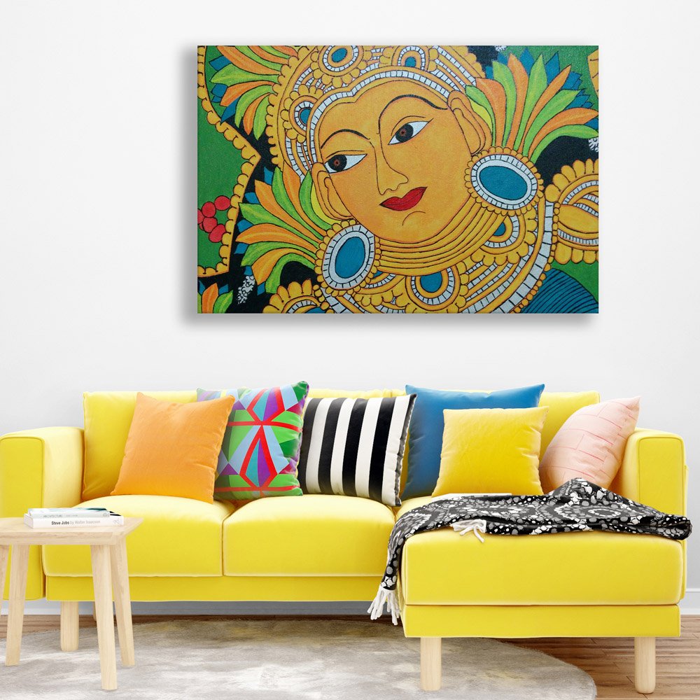 inep-b07cztk8r1-unframed-bronze-abstract-canvas-showcasing-kerala-mural-art-in-a-cozy-living-room..jpeg